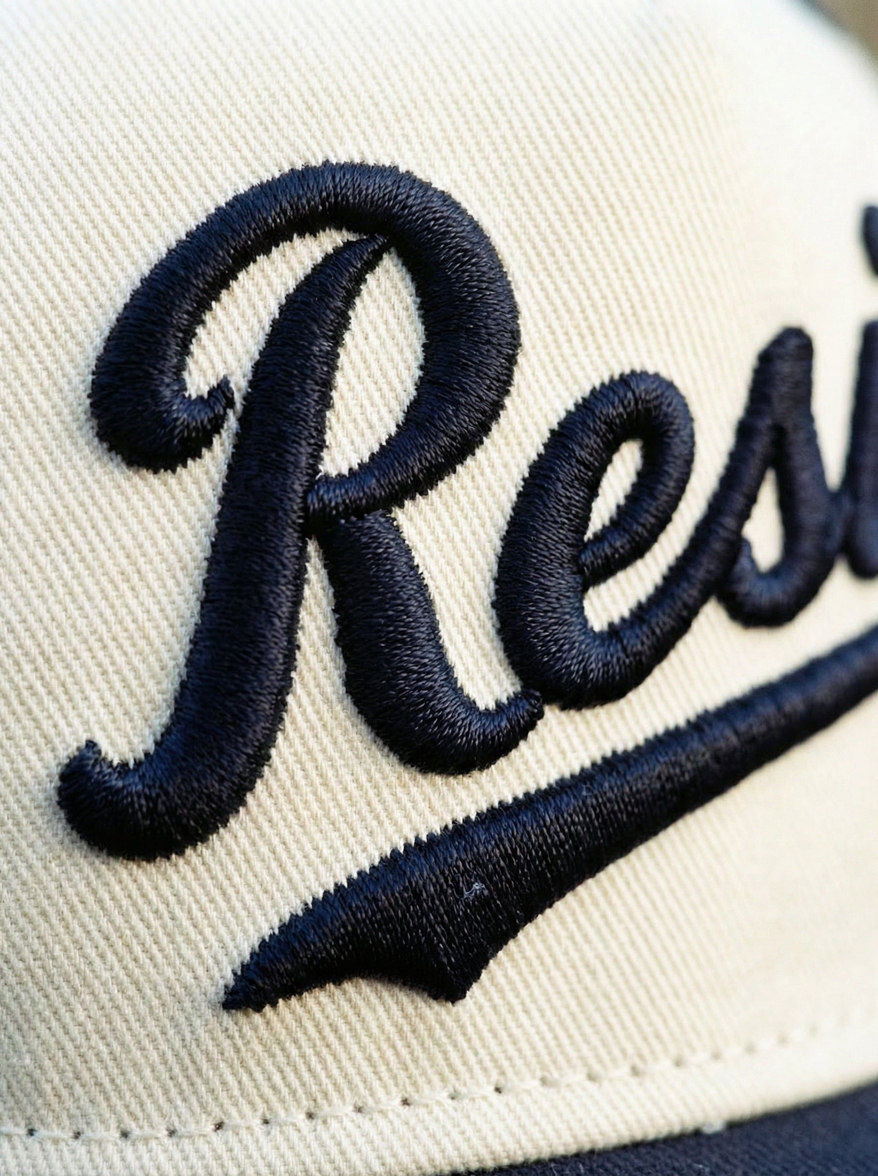 RESIST Two-Tone Baseball Hat Embroidered Structured Cap